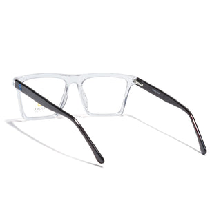 Eyejack Transparent Wayfarer Eyeglasses for Men & Women (668803FCL2350)