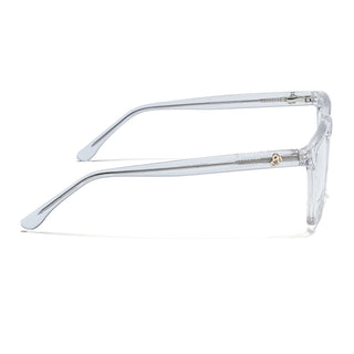 Eyejack Transparent Wayfarer Eyeglasses for Men & Women (668803FCL2351)