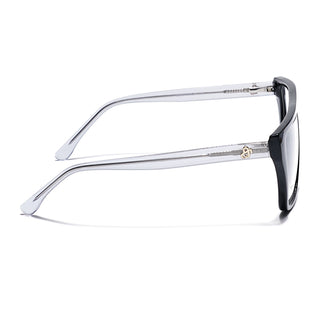 Eyejack Shine Black Wayfarer Eyeglasses for Men & Women (668804FCL2353)