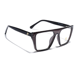 Eyejack Grey Wayfarer Eyeglasses for Men & Women (668804FCL2355)