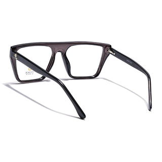 Eyejack Grey Wayfarer Eyeglasses for Men & Women (668804FCL2355)