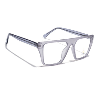 Eyejack Matt Grey Wayfarer Eyeglasses for Men & Women (668804FCL2357)