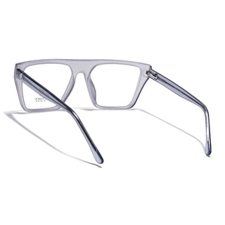 Eyejack Matt Grey Wayfarer Eyeglasses for Men & Women (668804FCL2357)