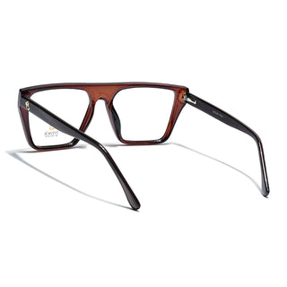 Eyejack Brown Wayfarer Eyeglasses for Men & Women (668804FCL2360)