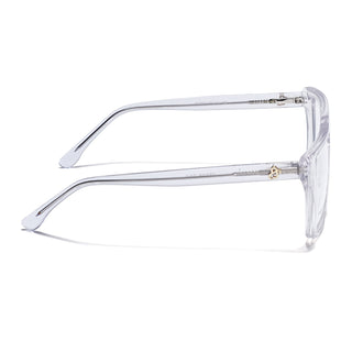 Eyejack Transparent Wayfarer Eyeglasses for Men & Women (668804FCL2363)