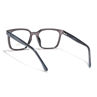 Eyejack Grey Square Eyeglasses for Men & Women (668805FCL2368)