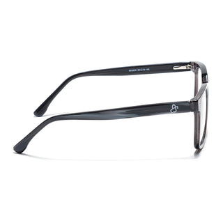 Eyejack Grey Square Eyeglasses for Men & Women (668805FCL2368)