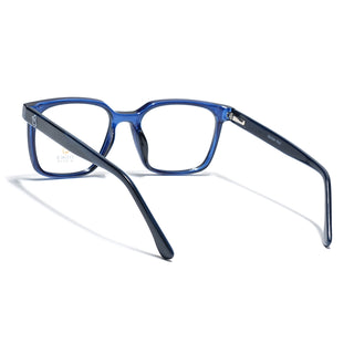Eyejack Navy Blue Square Eyeglasses for Men & Women (668805FCL2370)