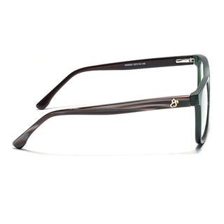 Eyejack Green Square Eyeglasses for Men & Women (668805FCL2373)