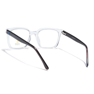 Eyejack Transparent Square Eyeglasses for Men & Women (668805FCL2374)