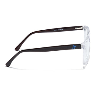 Eyejack Transparent Square Eyeglasses for Men & Women (668805FCL2374)
