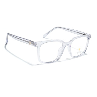 Eyejack Transparent Square Eyeglasses for Men & Women (668805FCL2375)