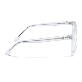 Eyejack Transparent Square Eyeglasses for Men & Women (668805FCL2375)