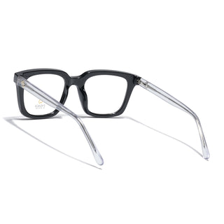 Eyejack Shine Black Square Eyeglasses for Men & Women (668806FCL2377)