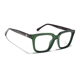 Eyejack Green Square Eyeglasses for Men & Women (668806FCL2385)