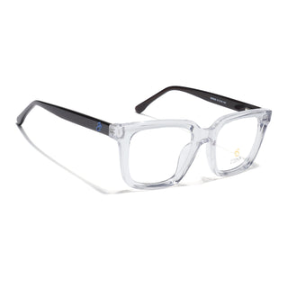 Eyejack Transparent Square Eyeglasses for Men & Women (668806FCL2386)