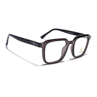 Eyejack Grey Square Eyeglasses for Men & Women (668807FCL2392)