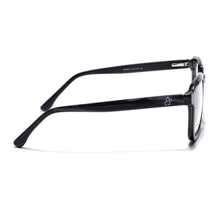 Eyejack Grey Square Eyeglasses for Men & Women (668807FCL2392)