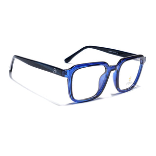 Eyejack Navy Blue Square Eyeglasses for Men & Women (668807FCL2394)