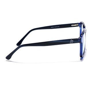 Eyejack Navy Blue Square Eyeglasses for Men & Women (668807FCL2394)