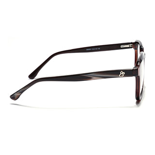Eyejack Brown Square Eyeglasses for Men & Women (668807FCL2396)