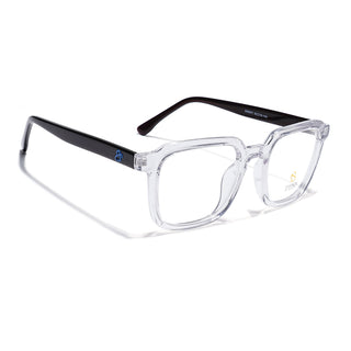 Eyejack Transparent Square Eyeglasses for Men & Women (668807FCL2398)