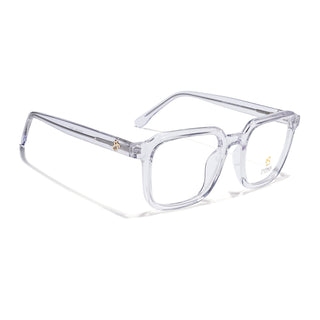 Eyejack Transparent Square Eyeglasses for Men & Women (668807FCL2399)