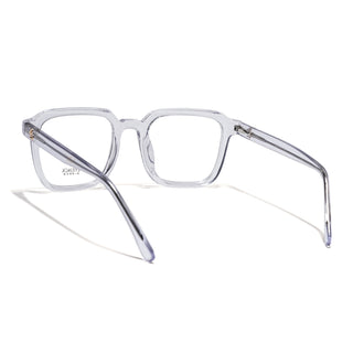 Eyejack Transparent Square Eyeglasses for Men & Women (668807FCL2399)