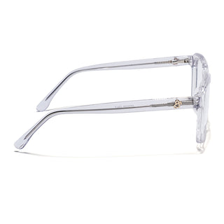 Eyejack Transparent Square Eyeglasses for Men & Women (668807FCL2399)