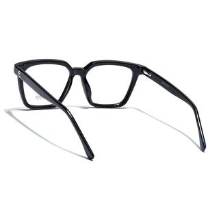 Eyejack Shine Black Wayfarer Eyeglasses for Men & Women (668808FCL2400)