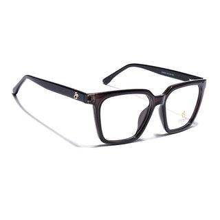 Eyejack Grey Wayfarer Eyeglasses for Men & Women (668808FCL2403)