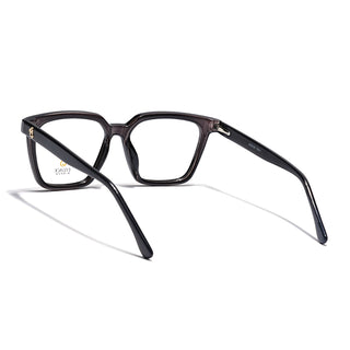 Eyejack Grey Wayfarer Eyeglasses for Men & Women (668808FCL2403)