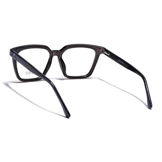 Eyejack Grey Wayfarer Eyeglasses for Men & Women (668808FCL2404)