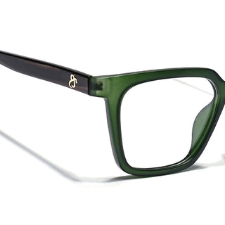 Eyejack Green Wayfarer Eyeglasses for Men & Women (668808FCL2409)