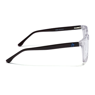 Eyejack Transparent Wayfarer Eyeglasses for Men & Women (668808FCL2410)