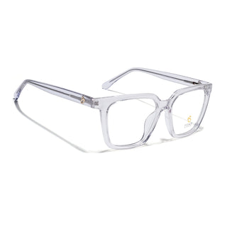Eyejack Transparent Wayfarer Eyeglasses for Men & Women (668808FCL2411)