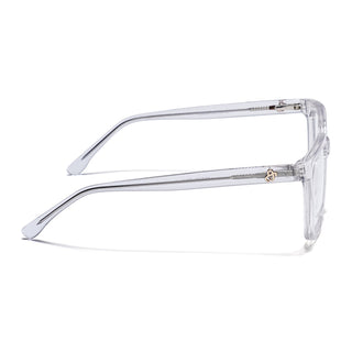 Eyejack Transparent Wayfarer Eyeglasses for Men & Women (668808FCL2411)