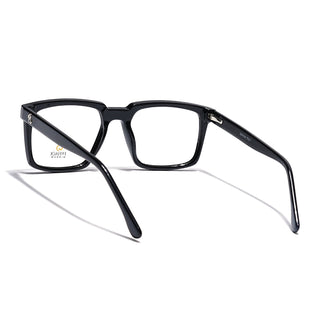 Eyejack Shine Black Wayfarer Eyeglasses for Men & Women (668809FCL2412)