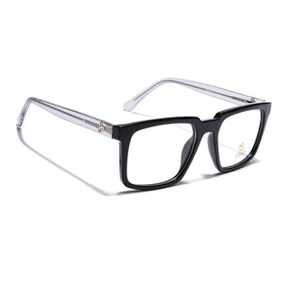 Eyejack Shine Black Wayfarer Eyeglasses for Men & Women (668809FCL2413)
