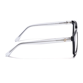 Eyejack Shine Black Wayfarer Eyeglasses for Men & Women (668809FCL2413)