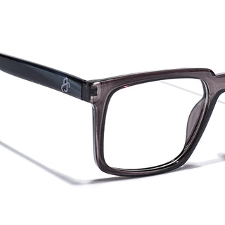 Eyejack Grey Wayfarer Eyeglasses for Men & Women (668809FCL2416)