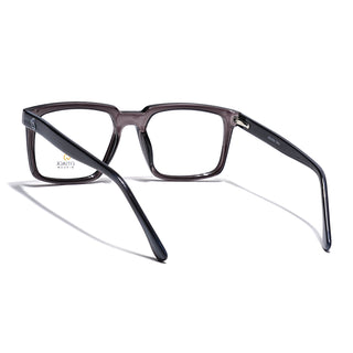 Eyejack Grey Wayfarer Eyeglasses for Men & Women (668809FCL2416)