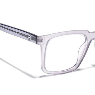 Eyejack Matt Grey Wayfarer Eyeglasses for Men & Women (668809FCL2417)