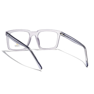 Eyejack Matt Grey Wayfarer Eyeglasses for Men & Women (668809FCL2417)