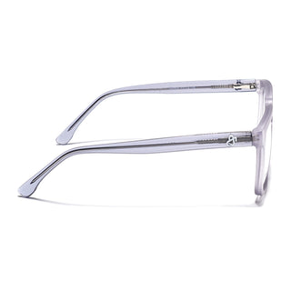 Eyejack Matt Grey Wayfarer Eyeglasses for Men & Women (668809FCL2417)