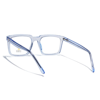 Eyejack Light Blue Wayfarer Eyeglasses for Men & Women (668809FCL2419)
