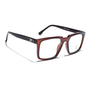 Eyejack Brown Wayfarer Eyeglasses for Men & Women (668809FCL2420)