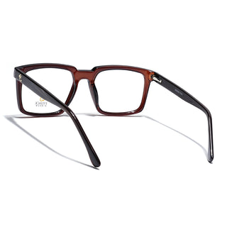 Eyejack Brown Wayfarer Eyeglasses for Men & Women (668809FCL2420)
