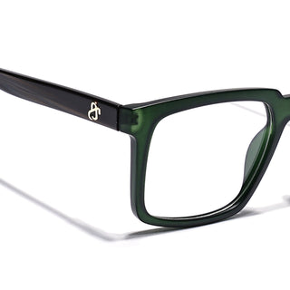 Eyejack Green Wayfarer Eyeglasses for Men & Women (668809FCL2421)