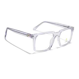 Eyejack Transparent Wayfarer Eyeglasses for Men & Women (668809FCL2423)